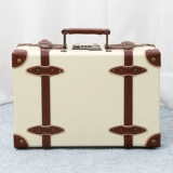 韩罗娜 Ретро портативный маленький чемодан, вместительный и большой ящик для хранения, 12 дюймов, 14 дюймов, 18 дюймов