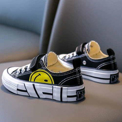 Детские тканевые туфли для мальчиков, обувь, кроссовки, 2022, осенние, тренд сезона, в корейском стиле