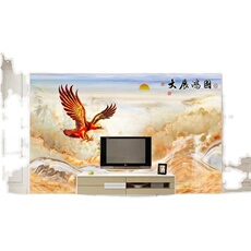 Микролит 客厅3d电视背景墙瓷砖现代简约微晶石大理石石材影视墙瓷砖