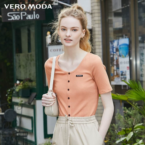 [Tmall] Veromoda2020 Xia xun Yafeng Fille Fille Dopping Design Design Короткий высоко высокий