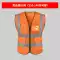 Yinguangren cỡ lớn áo phản quang an toàn cộng với mỡ quần áo phản quang công trường xây dựng công nhân vệ sinh mở rộng áo vest đặt hàng 