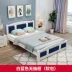 Giường gỗ đơn giản hiện đại đơn giản giường đôi 1,8 mét phòng ngủ chính Giường kiểu châu Âu 1,5 mét giường mềm gói 1,2 mét giường kinh tế - Giường