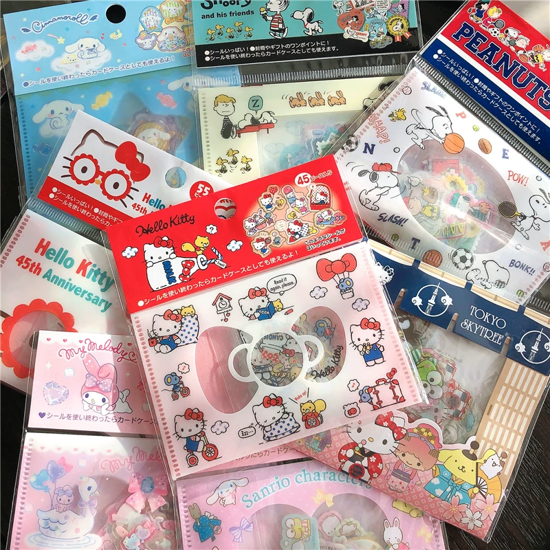 Санрио, милый стикер мультфильм, 2 шт., 3 шт., Cinnamoroll