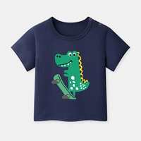 Зеленый скейтборд, динозавр