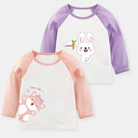 [2 части 100%чистого хлопка] Белый порошок (кошачья любовь)+белый фиолетовый (морковный кролик)