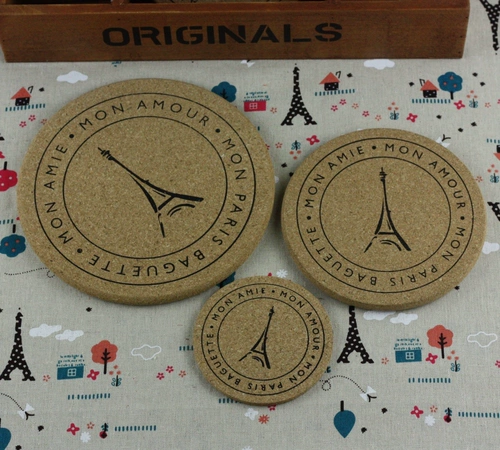 Zakka Daily Single Brocery Retro Paris Tower Patter