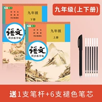 Китайские синхронные тома 9 -го класса+объем+бесплатная выцветание специальное перо