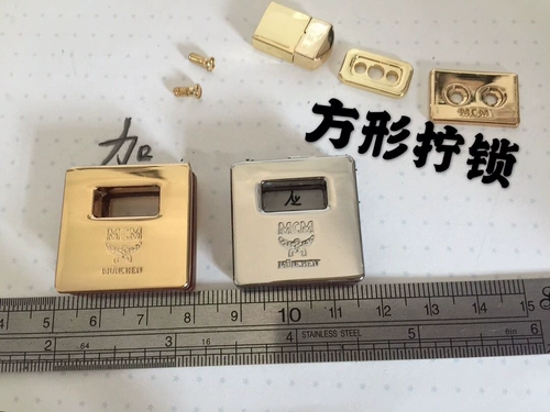 Замок, золотые совместимые аксессуары, DIY