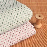 Красная зеленая хлопковая детская ткань, одежда, подушка, детская одежда