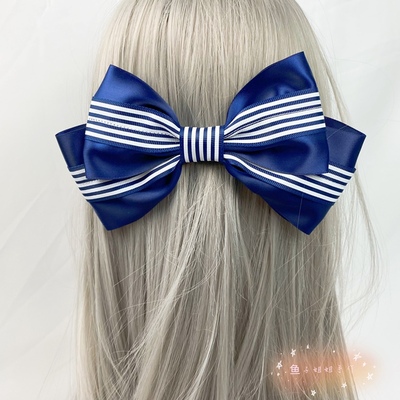 taobao agent Navy blue starry sky, hairpins, hair accessory, Korean style