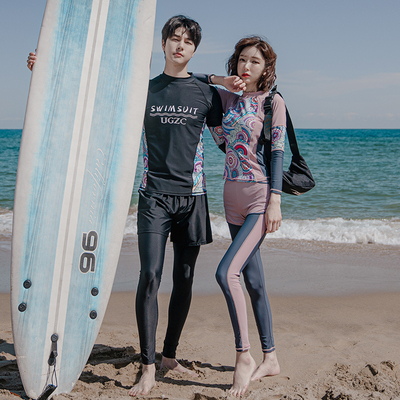 taobao agent Swimming women's surfing service couple diving clothes men's long -sleeved long -sleeved long -sleeved long -sleeved long -sleeved long -sleeved long -sleeved dry water mother clothes snorkeling warm tour