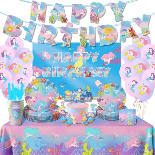 Детское вечернее платье, воздушный шар, комплект, посуда, русалка