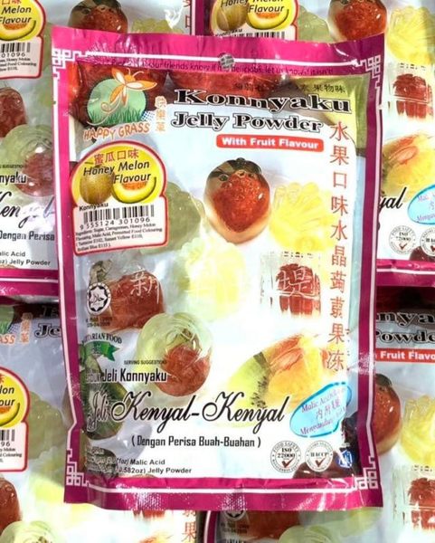 Малайский западная азия Happy Grass счастливый Трава кристалл Коньяк желе Pre -Accompanent Powder дыня вкус 280G