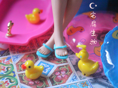 taobao agent Mini duckling shower gel bathroom scenes to play azone small cloth FR supermodel ST Xinyi bjd baby props
