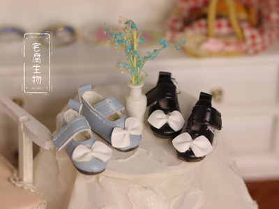 taobao agent Bow leather shoes 1/6bjd specific tammy leather sugar Pipitom see the gelatin doll shoes