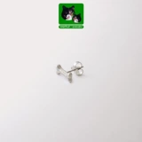 Cat Big Spot Vivienne Westwood Otho Mother Empress Dowager Bone серьги одиночное серебро