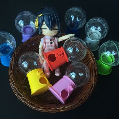 taobao agent #【Baby Candy Machine】 Mini color capsule machine BJD props small cloth Blythe food and play OB11 baby