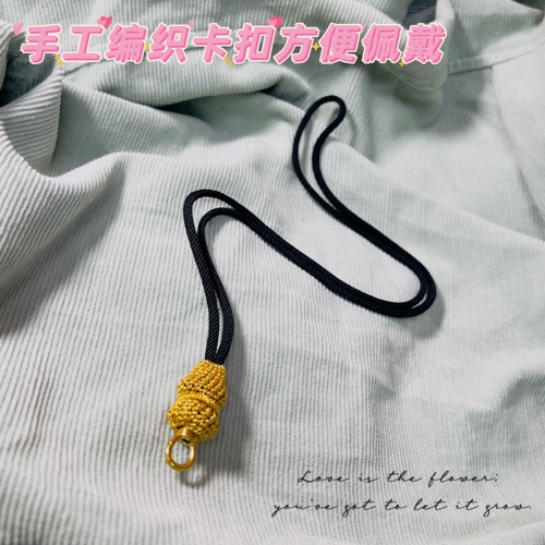 Ожерелье, Будда, подвеска, регулируемый ремешок, плетеная цепочка ручной работы, Таиланд