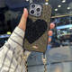 Shiny Rhinestone Diamond Bling Heart Luxury Girls Phone Cases Covers iPhone 15, iPhone 14, iPhone 13, iPhone 12,