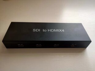 プロフェッショナル 4 ウェイ SDI to HDMI コンバーターライブブロードキャストパーティーオンサイトコンピュータールームガイドトラック