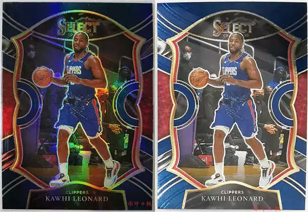 Звезда Capa Kawa Elonad Panini 2021 SELECT Blue преломленный Titkika База