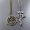 铜色封印人造人+十字蛇标志项链