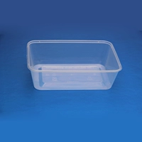 Baijia a500ml одноразовая ланч -коробка с прозрачной квадратной пакетной коробкой быстро -набор коробки Bento box bento box