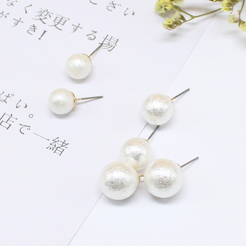 Модные ретро хлопковые бусы, универсальные серьги, японские и корейские