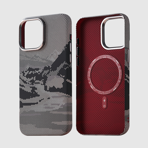 MooStudio Carbon Fiber Pattern High End Premium Plus/Pro/Max – 16, 15, 14, 13, 12 iPhone Case