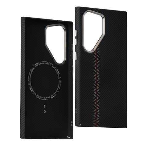 Business MagSafe Carbon Fiber Pattern Luxury High End Premium S24, S24 Plus, S24 Ultra, S23, S23 Plus, S23 Ultra Samsung