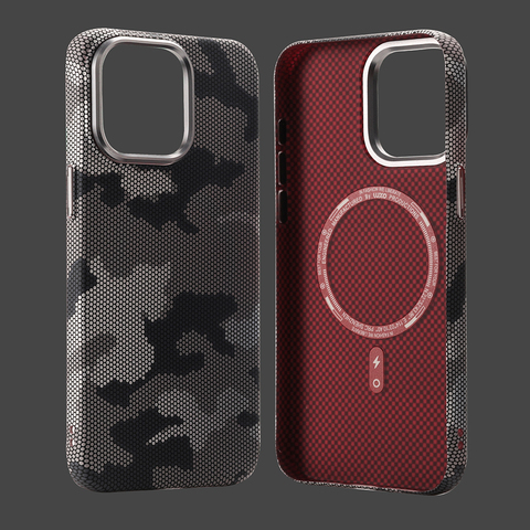 MooStudio Carbon Fiber Pattern High End Premium Plus/Pro/Max – 16, 15, 14, 13, 12 iPhone Case