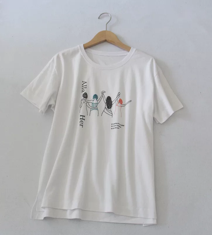 Cotton short sleeve T-shirt