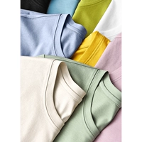 Качественная многоцветная базовая шелковая хлопковая футболка с коротким рукавом, шелковый топ