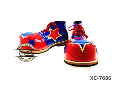 taobao agent Wanda Most high-end big round head star series clown shoes clownshoe clown character play shoes XC-7686