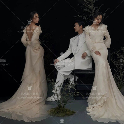 Свадебное платье для влюбленных, коллекция 2022, французский стиль, в корейском стиле, изысканный стиль