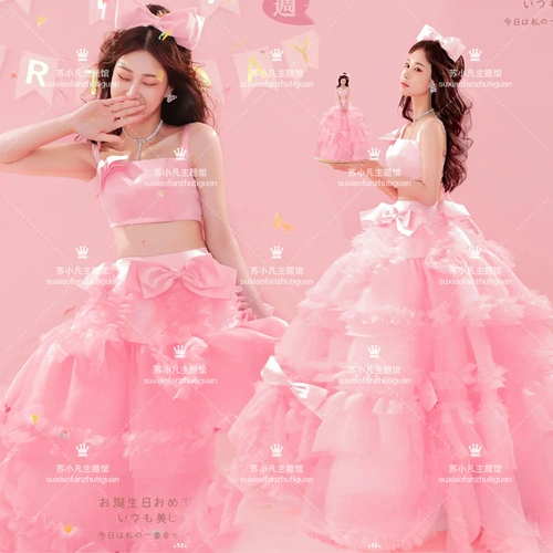 Розовое свадебное платье для влюбленных, коллекция 2022, юбка-пачка