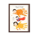 Оригинальные памятные отпечатки рук из натурального дерева, Супермен, «сделай сам», подарок на день рождения