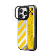Trendy Fashionable Off-White Diagonal Stripes iPhone Stand iPhone Case for iPhone 17, 16, 15, 14 and 13