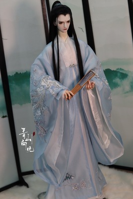 taobao agent [Sale show] Qingshan to the evening BJD three -pointers/uncle size ancient style baby clothes Fengxiao chant (male)