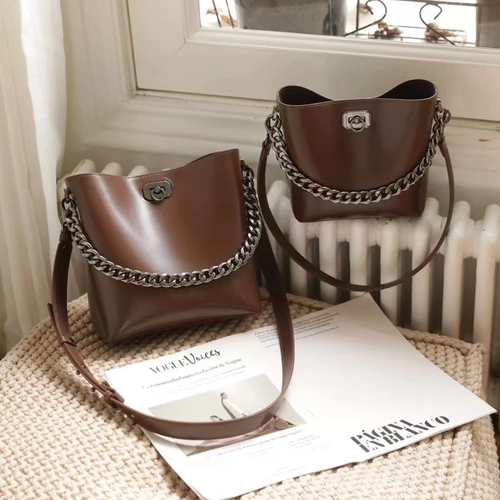 Вместительная и большая сумка через плечо, сумка подмышку, сумка на одно плечо, премиум класс, в западном стиле, из натуральной кожи