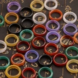 Натуральное агатовое кольцо из нефрита для влюбленных, подарок на день рождения