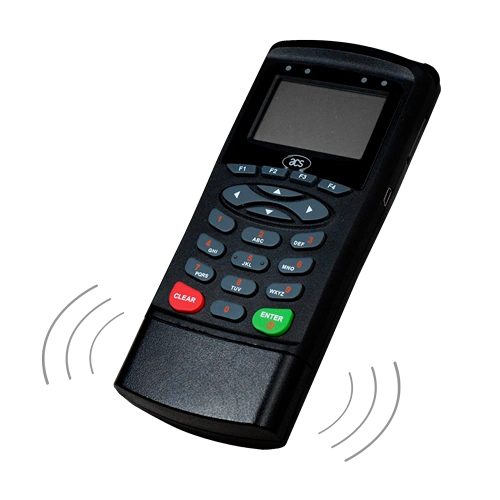 ACR89-A2 Handheld Contact Type+неконтактная карта IC Dual Interface Card Card Card с ЖК-экраном