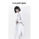 Lapargay Napajia mùa xuân và mùa hè mới của phụ nữ áo đen và trắng tất cả phù hợp với áo sơ mi dài tay in lưng giản dị - Áo sơ mi dài tay