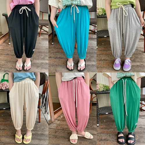 Штаны, летняя летняя одежда, летнее средство от комаров, коллекция 2022, в корейском стиле
