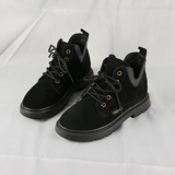 Martens, высококачественный модный универсальный замшевый кожаный ремень для школьников и студентов, короткие сапоги, средний каблук, из натуральной кожи