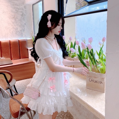 taobao agent Cute shiffon diamond summer dress for princess