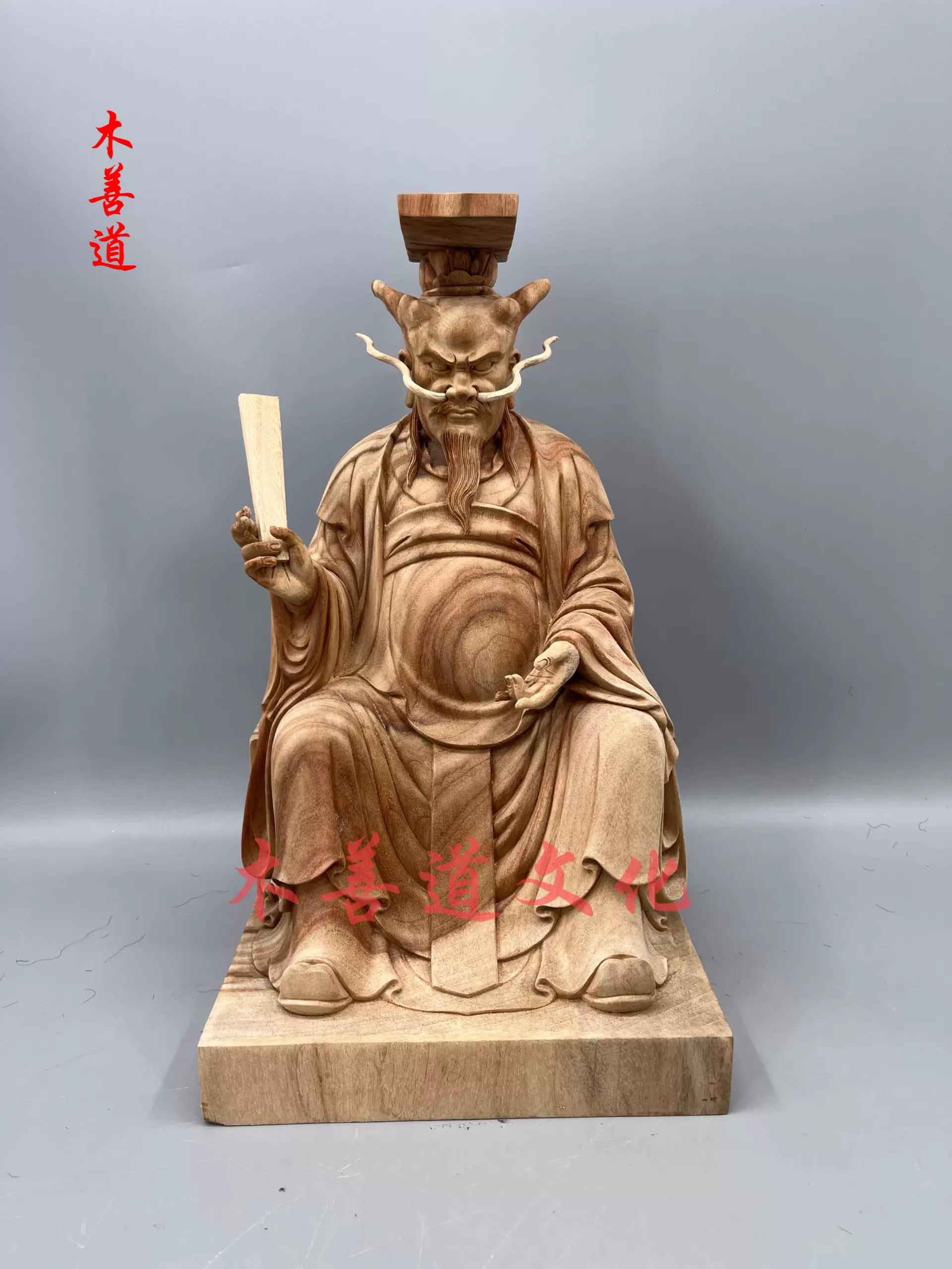 木雕神像佛像大圣佛祖齐天大圣孙悟空樟木精雕工艺48厘米-Taobao