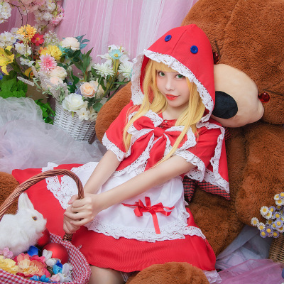 taobao agent Little Red Riding Hood, heroes, Christmas clothing, suit, cosplay