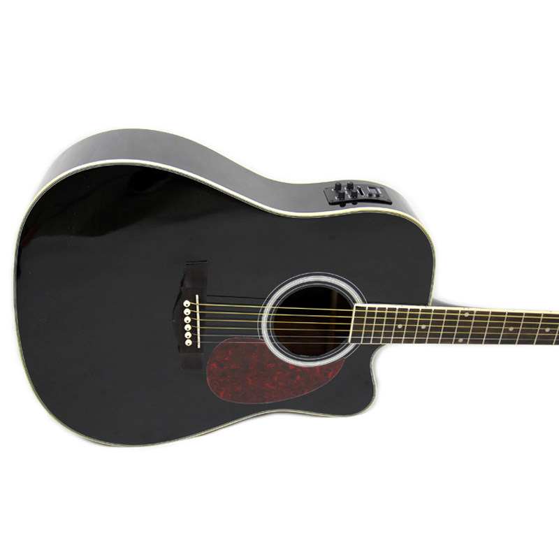 星臣starsun dg220ce 41寸缺角电箱民谣吉他 星辰电木吉它 包邮