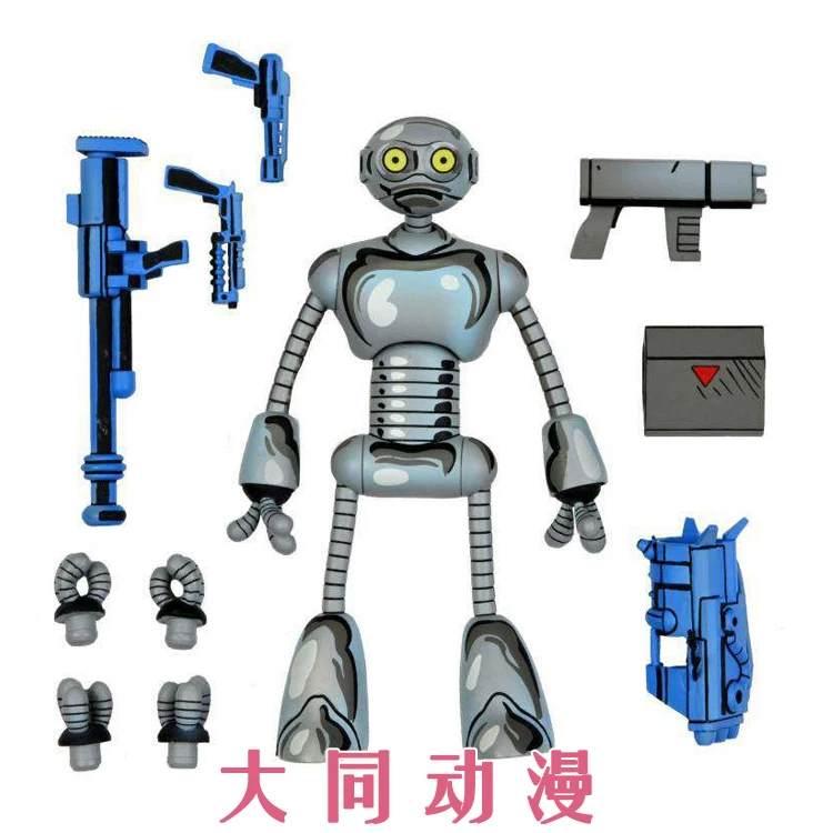 [Datong официальный груз] NECA54242 Ниндзя Бог Черепаха Богатый Киттод Робот 7-дюймов движущийся патруль